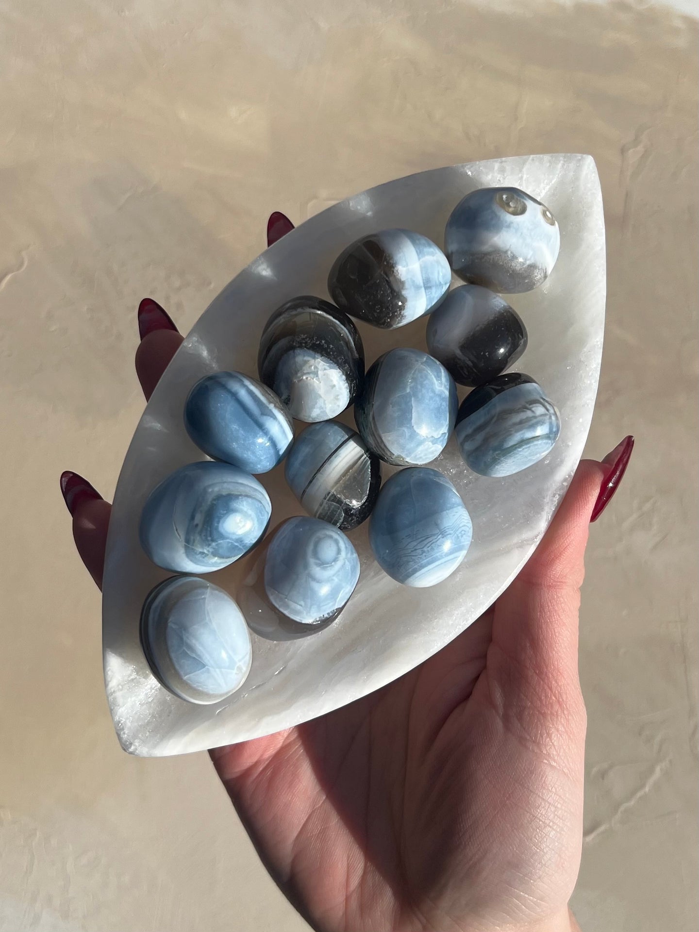 Blue Opal Tumbles